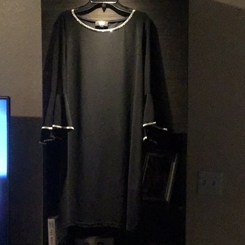 Black cocktail dress